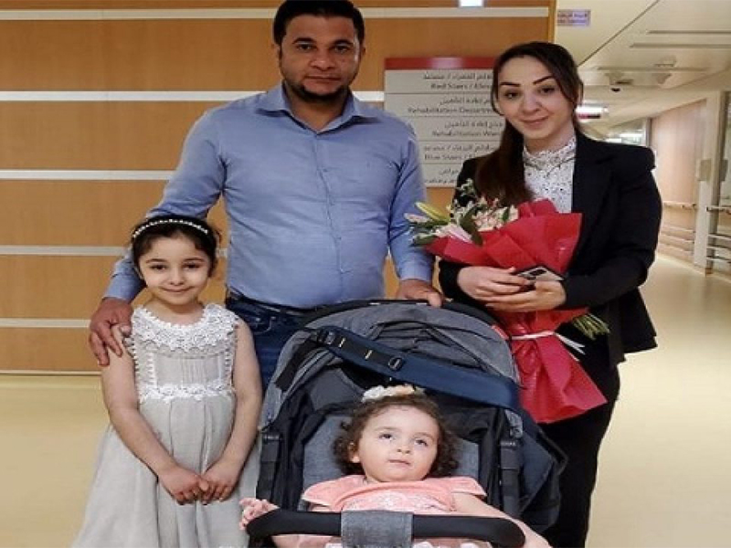 محمد بن راشد يستجيب لاستغاثة أم الطفلة لافين ويتكفل بعلاجها